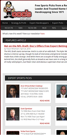 Doc S Sports Review Tipsheet Review